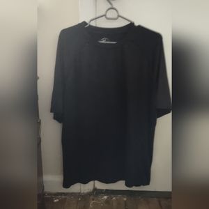 Glacier performance nwot black crew neck base layer tee shirt